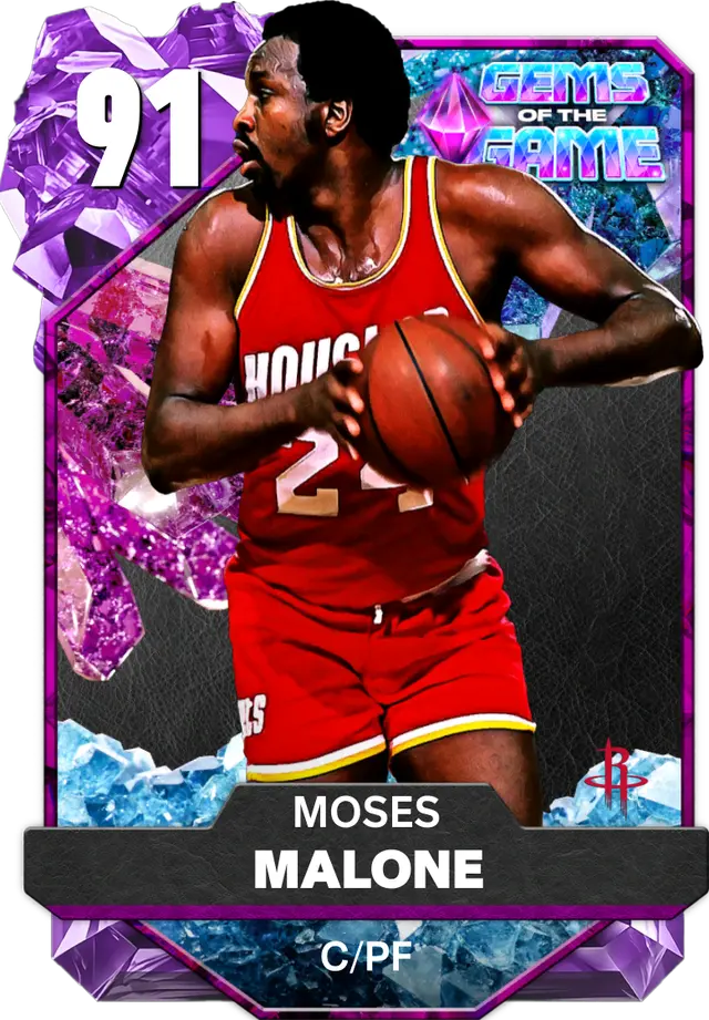 (AMETHYST) Moses Malone (91 OVR)