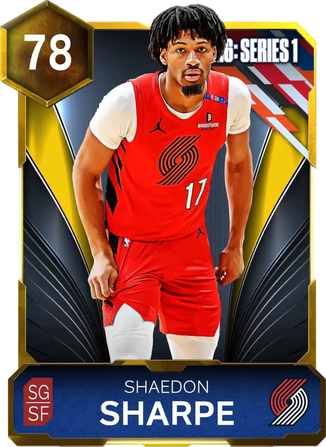 (GOLD) Shaedon Sharpe (78 OVR)