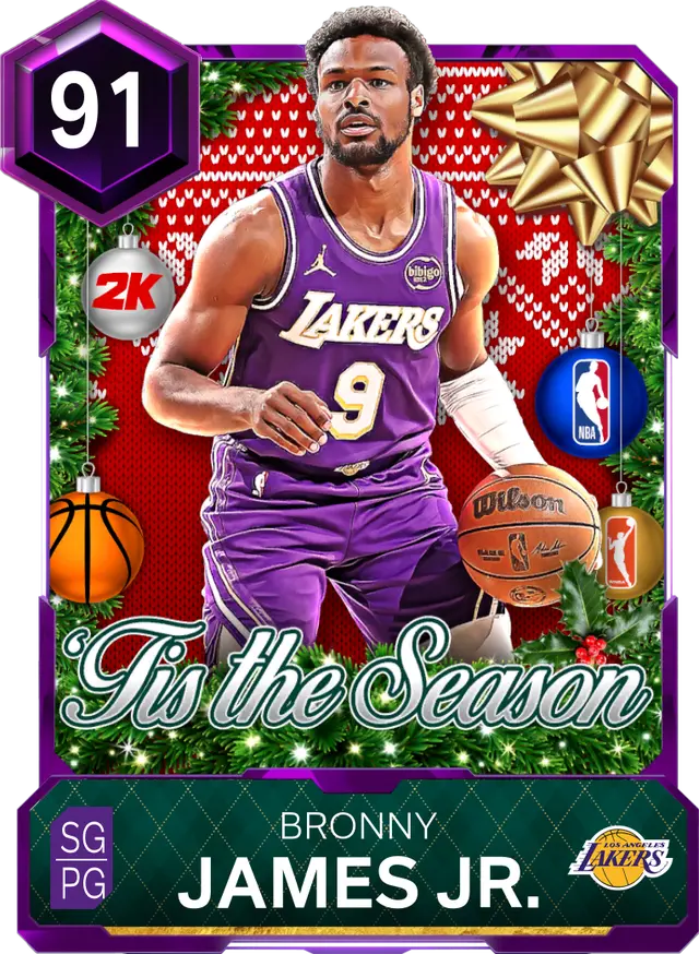 (AMETHYST) Bronny James Jr. (91 OVR)