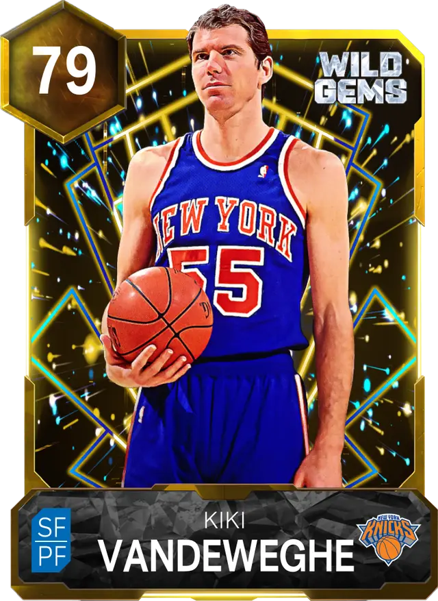 79 Kiki Vandeweghe | Gold Wild Gems