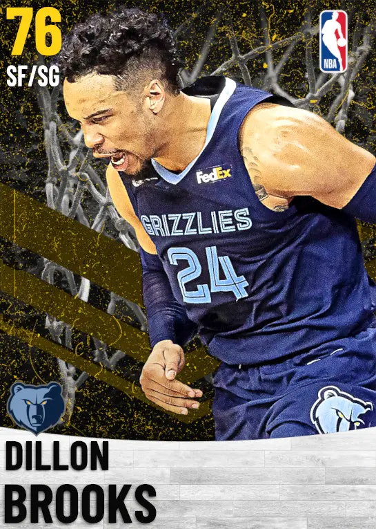 (GOLD) Dillon Brooks (76 OVR)