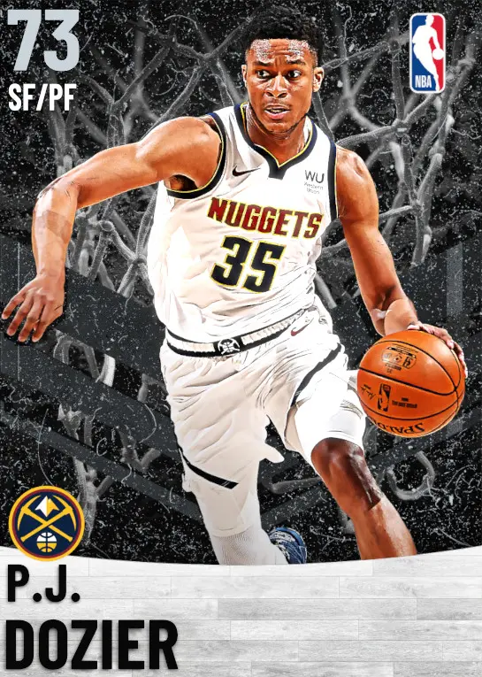 (SILVER) P.J. Dozier (73 OVR)