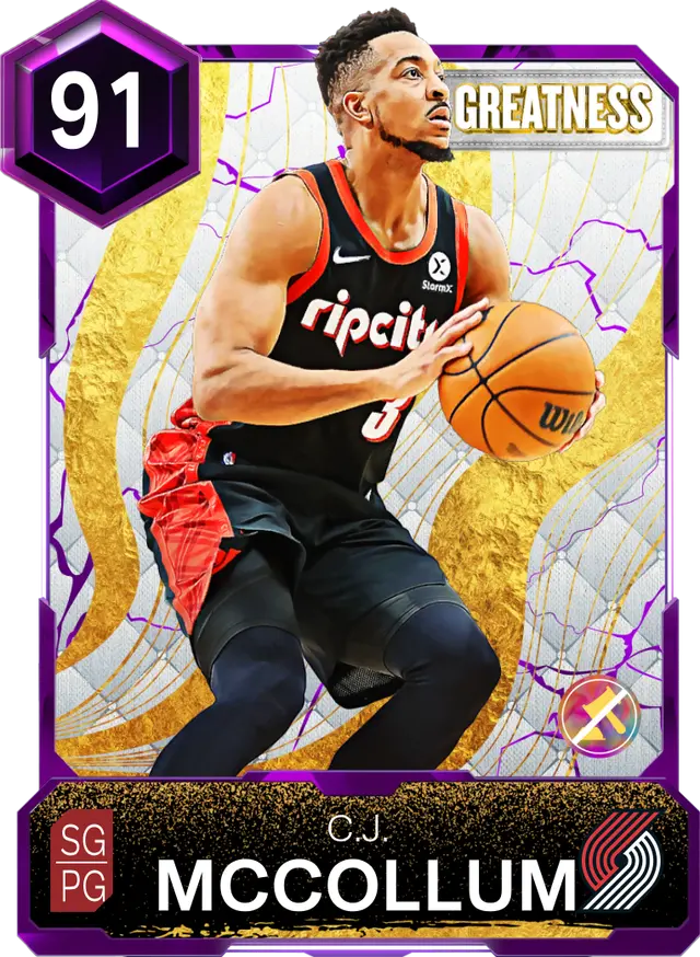 (AMETHYST) C.J. McCollum (91 OVR)