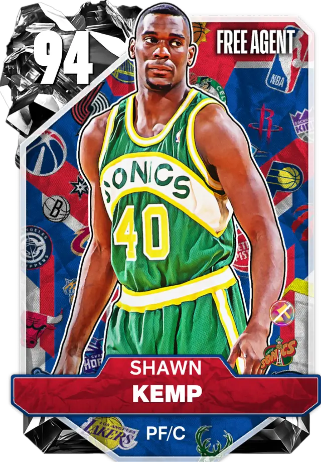(FREEAGENT) Shawn Kemp (94 OVR)