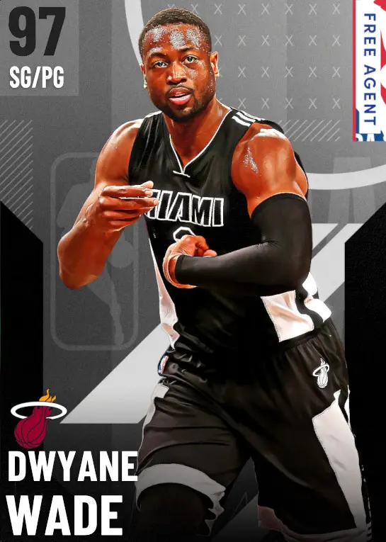 (FREEAGENT) Dwyane Wade (97 OVR)