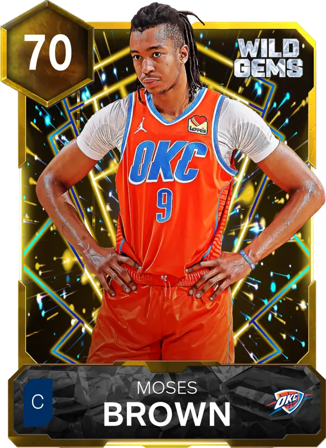 (GOLD) Moses Brown (70 OVR)
