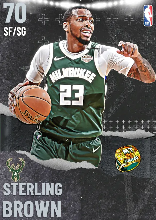 (SILVER) Sterling Brown (70 OVR)