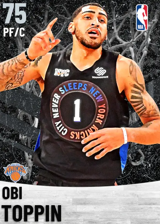 (SILVER) Obi Toppin (75 OVR)