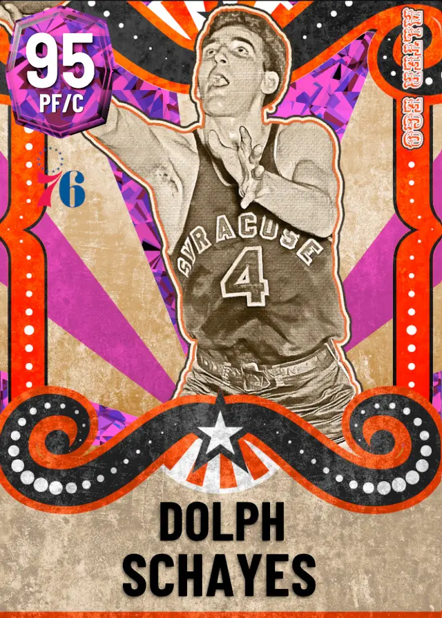 (PD) Dolph Schayes (95 OVR)