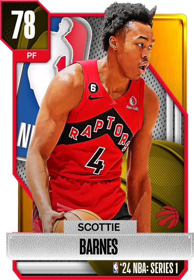 (GOLD) Scottie Barnes (78 OVR)