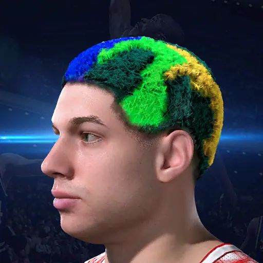 Multi-Color Natural Hairstyle