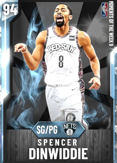 (DIAMOND) Spencer Dinwiddie (94 OVR)