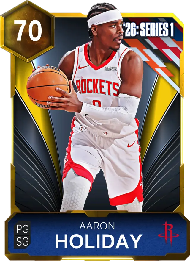 (GOLD) Aaron Holiday (70 OVR)