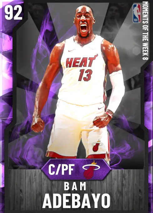 (AMETHYST) Bam Adebayo (92 OVR)