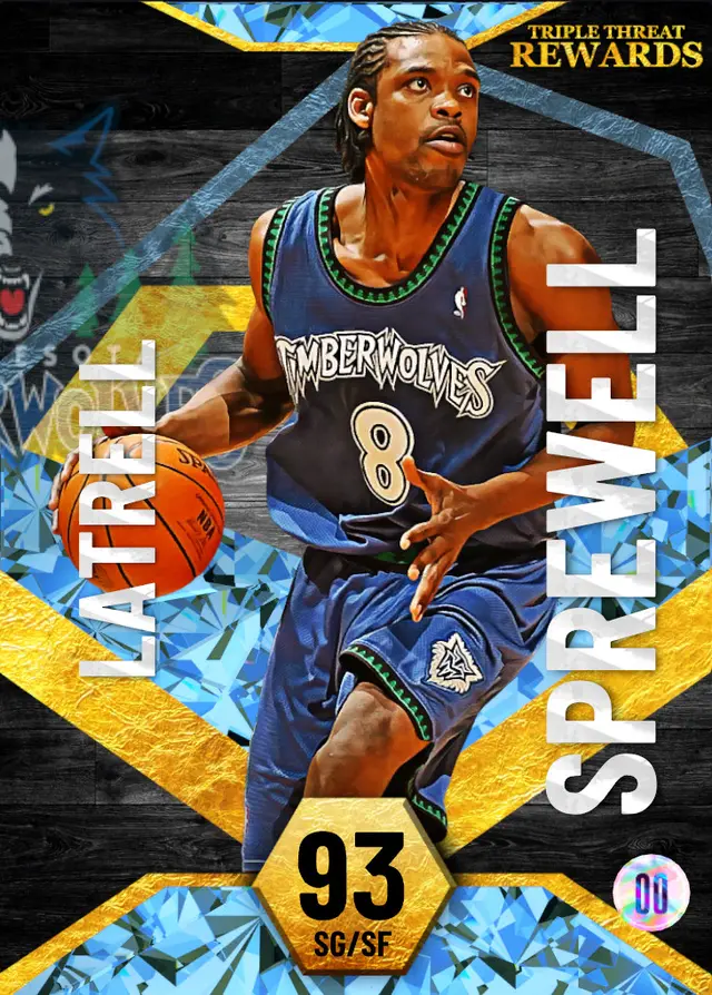 (DIAMOND) Latrell Sprewell (93 OVR)