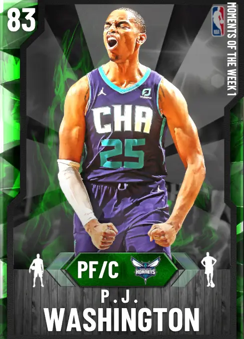 (EMERALD) P.J. Washington (83 OVR)