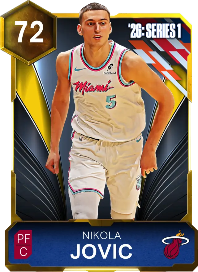 (GOLD) Nikola Jovic (72 OVR)