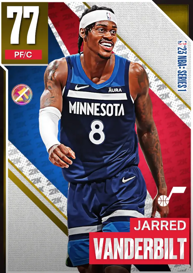 (GOLD) Jarred Vanderbilt (77 OVR)