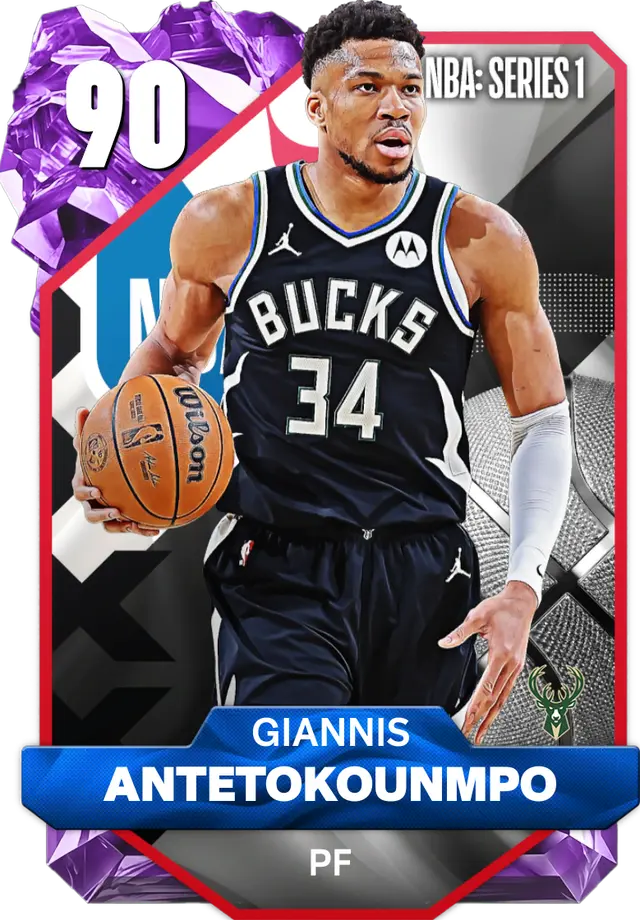 (AMETHYST) Giannis Antetokounmpo (90 OVR)