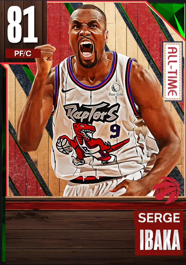 (EMERALD) Serge Ibaka (81 OVR)