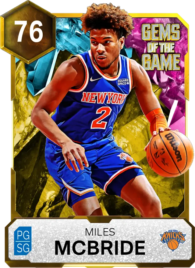 (GOLD) Miles McBride (76 OVR)