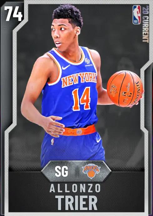(SILVER) Allonzo Trier (74 OVR)