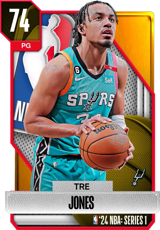 (GOLD) Tre Jones (74 OVR)