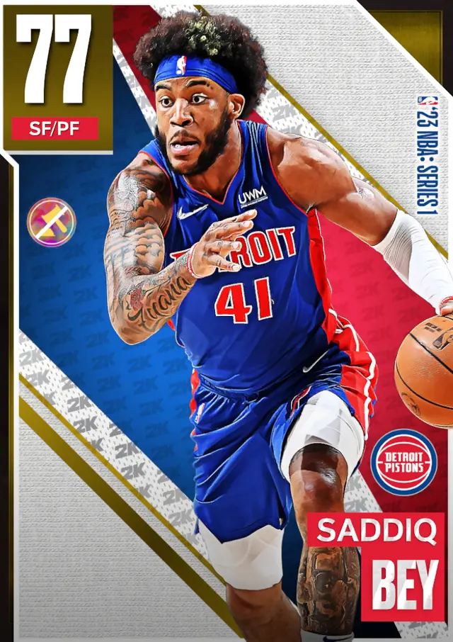 (GOLD) Saddiq Bey (77 OVR)