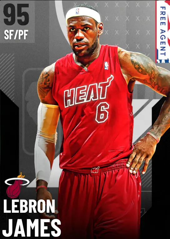 (FREEAGENT) LeBron James (95 OVR)