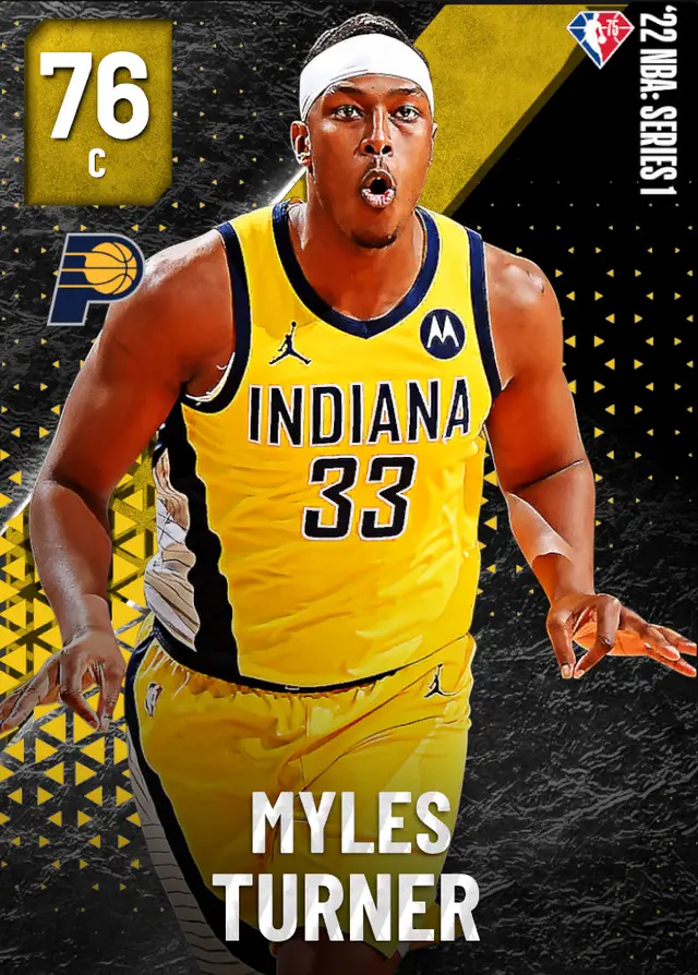(GOLD) Myles Turner (76 OVR)
