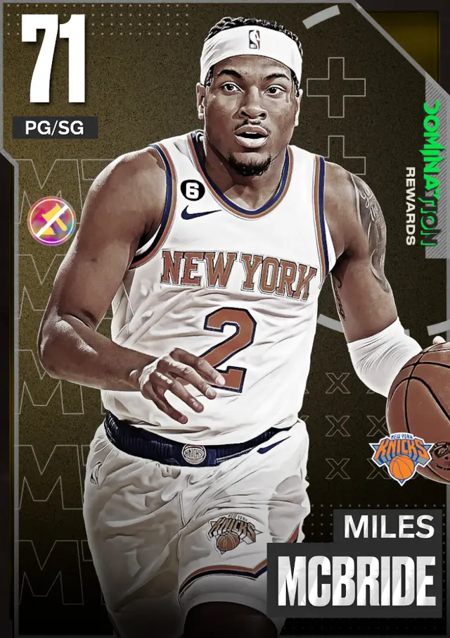 (GOLD) Miles McBride (71 OVR)