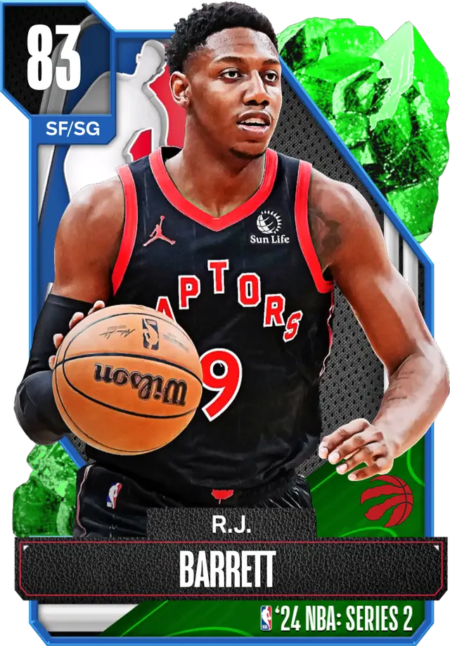 (EMERALD) R.J. Barrett (83 OVR)