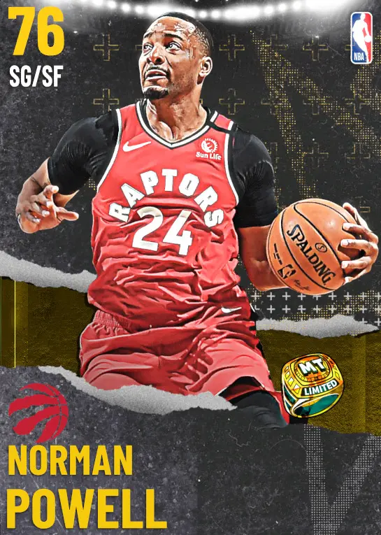 (GOLD) Norman Powell (76 OVR)