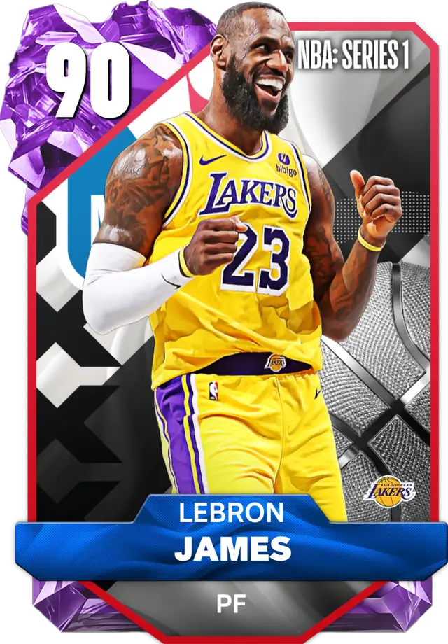 (AMETHYST) LeBron James (90 OVR)