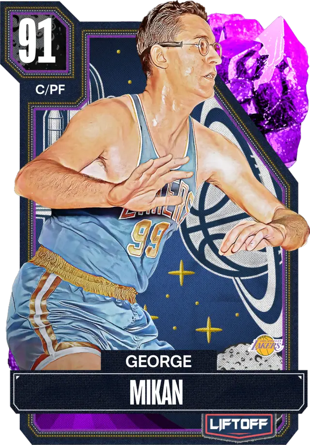 (AMETHYST) George Mikan (91 OVR)