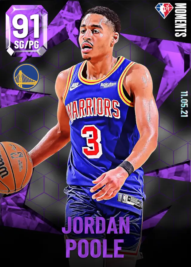 (AMETHYST) Jordan Poole (91 OVR)