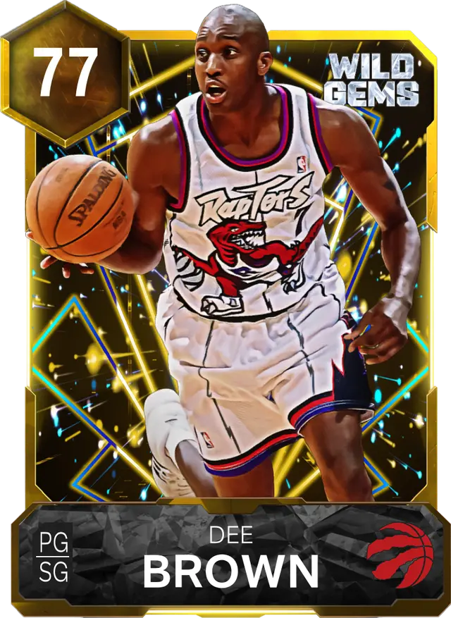 77 Dee Brown | Gold Wild Gems