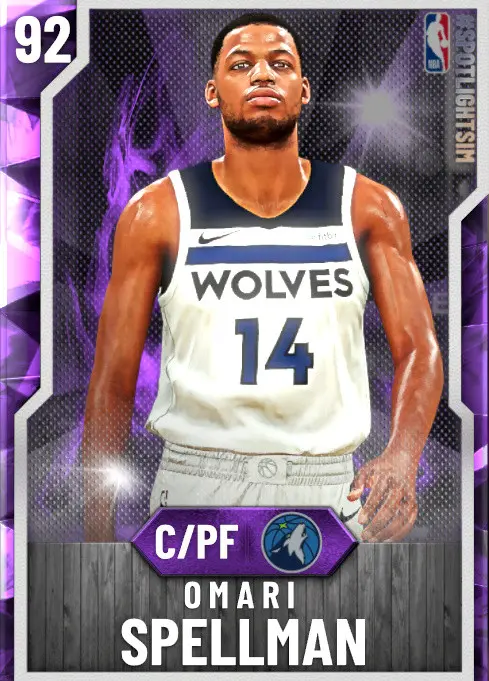 (AMETHYST) Omari Spellman (92 OVR)