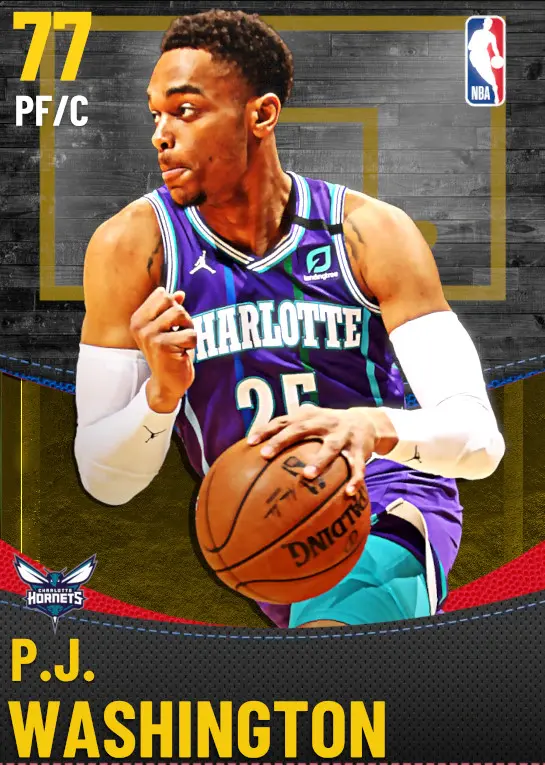 (GOLD) P.J. Washington (77 OVR)