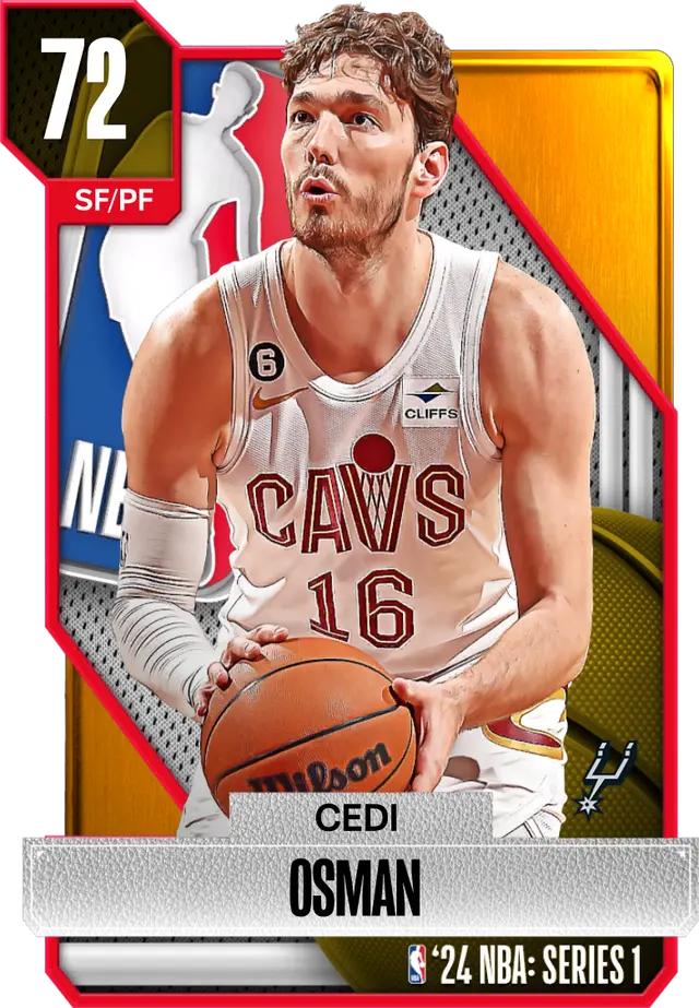 (GOLD) Cedi Osman (72 OVR)