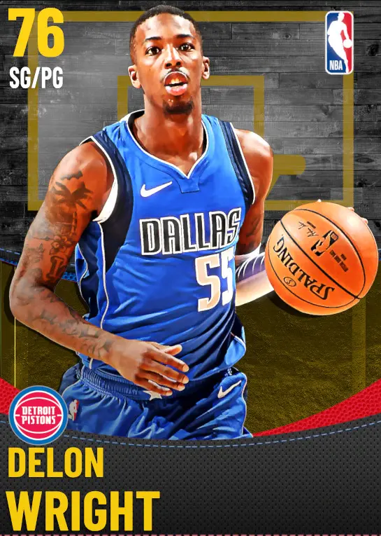 (GOLD) Delon Wright (76 OVR)
