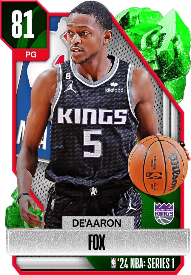 (EMERALD) De'Aaron Fox (81 OVR)