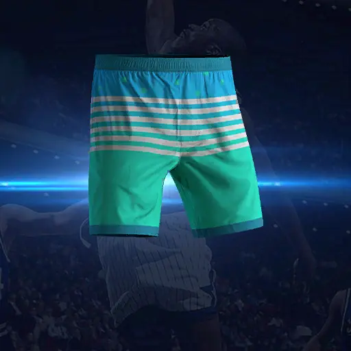 Striped Cabana Swim Trunks