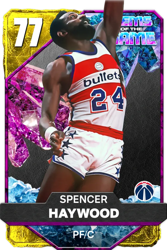 77 Spencer Haywood | Gold Gems of the Game