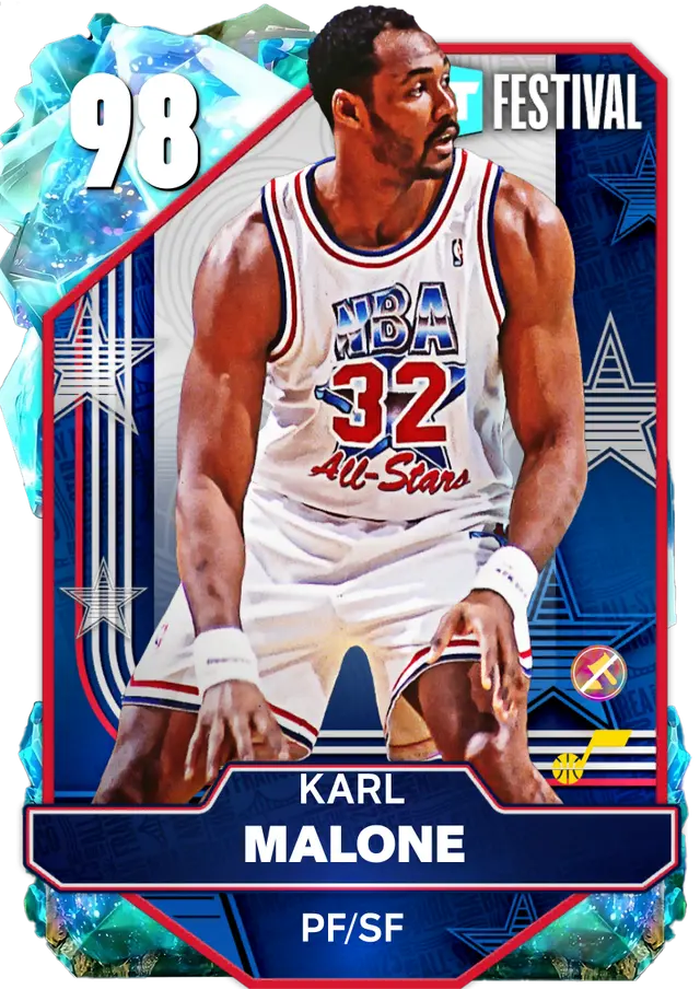 Karl Malone 98-99 StarRubies 限定50枚（STEVE NASH KARL MALONE 1999 