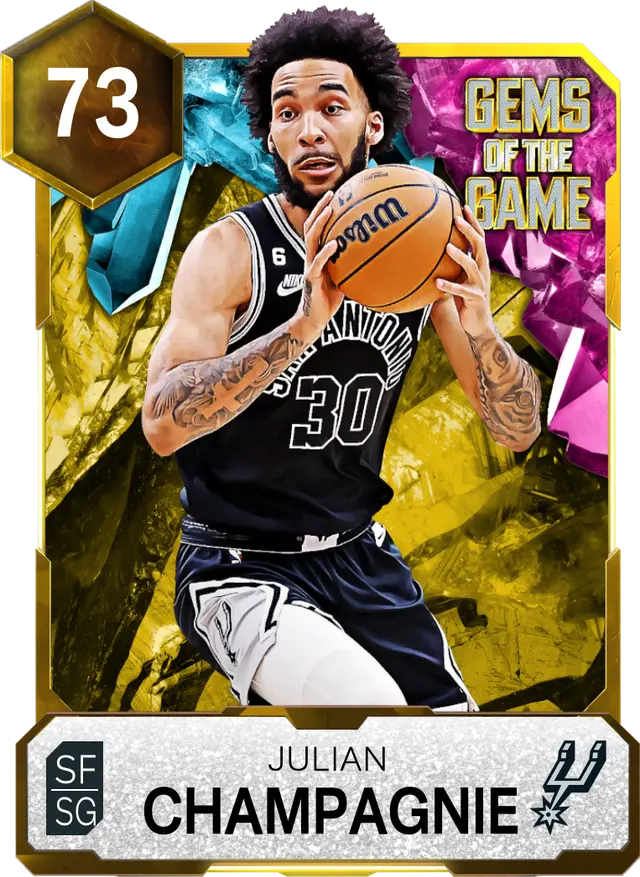 (GOLD) Julian Champagnie (73 OVR)
