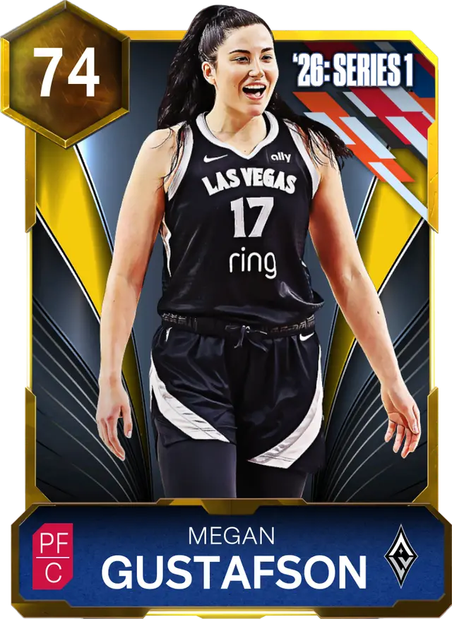 (GOLD) Megan Gustafson (74 OVR)