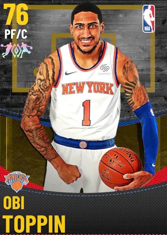 (GOLD) Obi Toppin (76 OVR)
