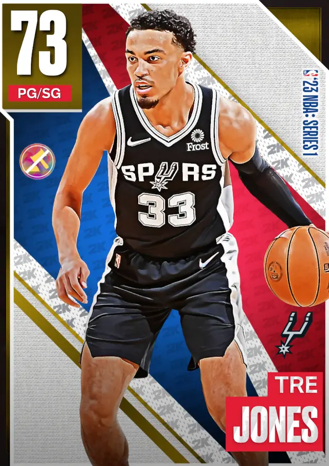 (GOLD) Tre Jones (73 OVR)