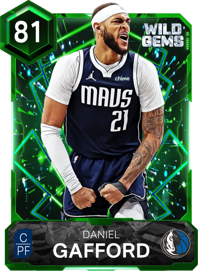 (EMERALD) Daniel Gafford (81 OVR)